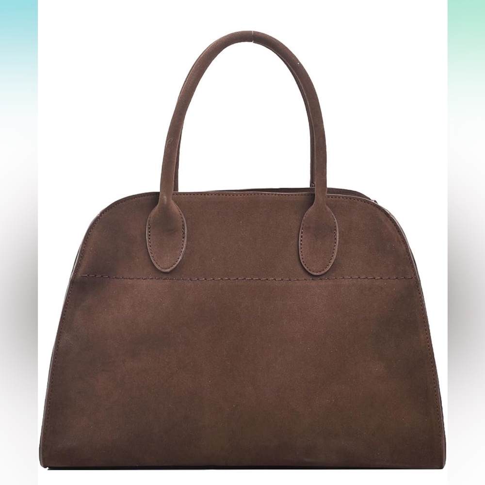 Brown Row Handle Bag